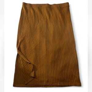 Old Navy Tan Ribbed Skirt